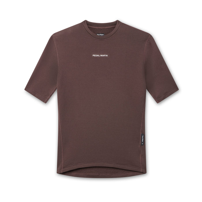 Women's Pro Merino Short Sleeve Base Layer - Brown