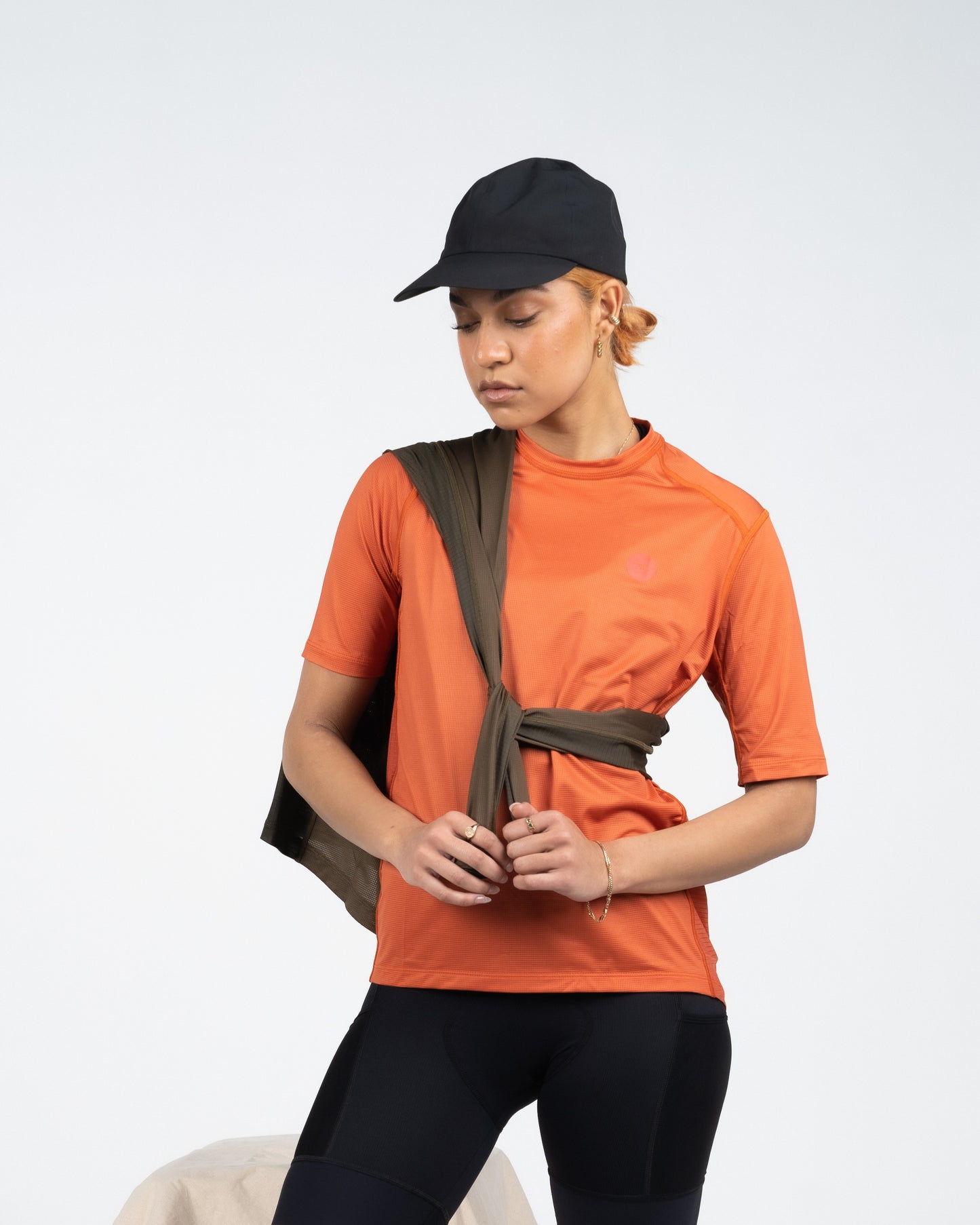 Pro Nomadic Short Sleeve Tech Tee - Burnt Orange