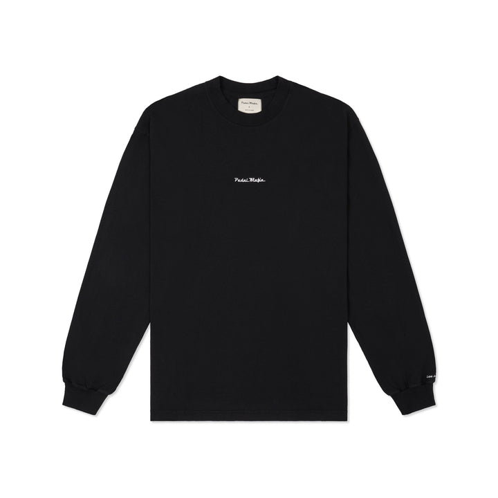 LA Long Sleeve T Shirt - Black Cream