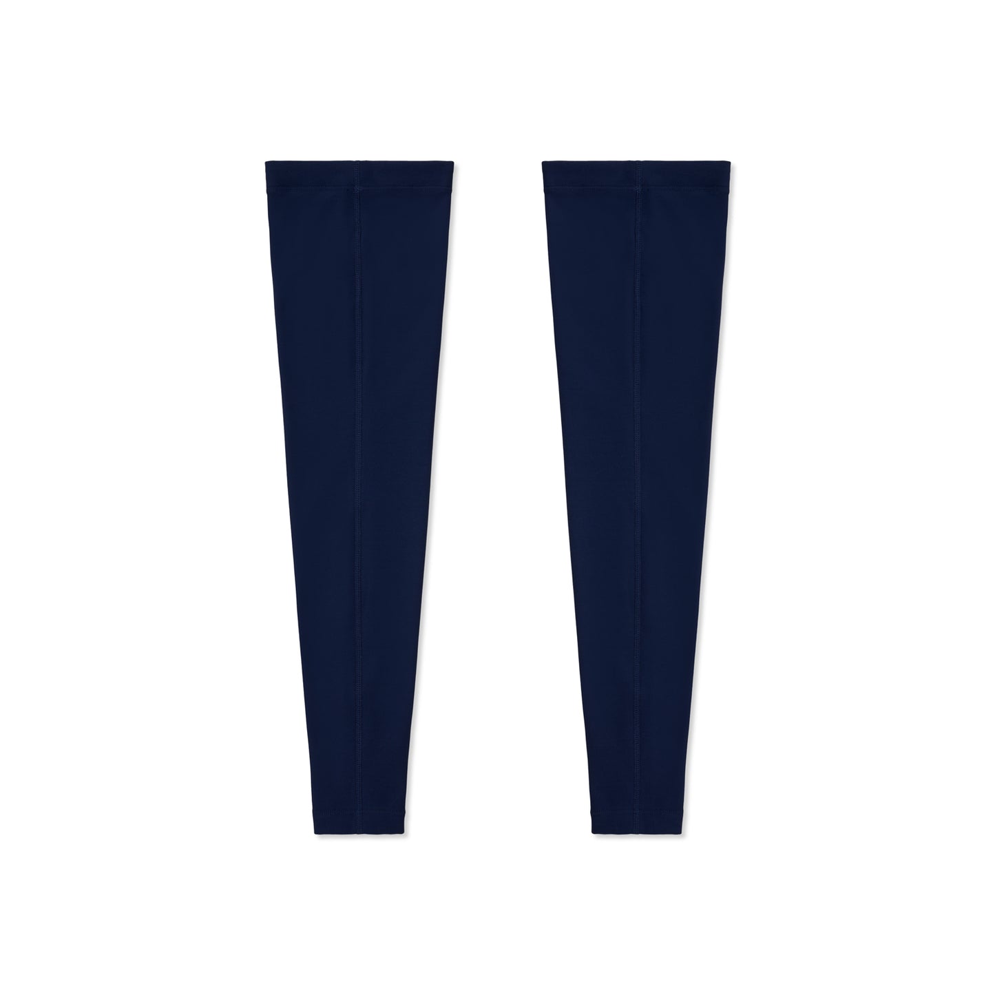 Leg Warmers - Navy White Logo V1