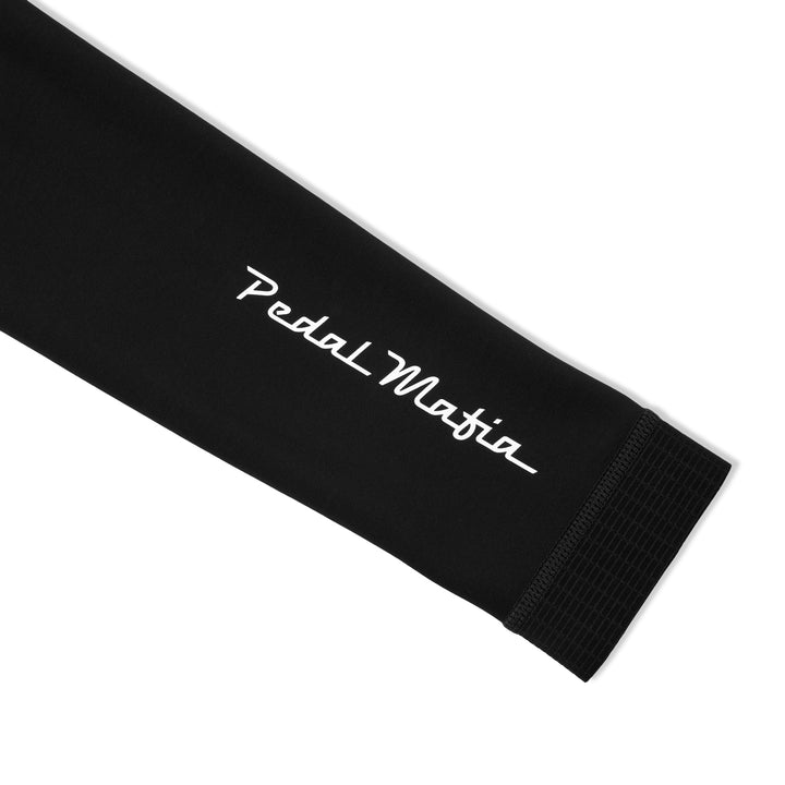 Arm Warmers - Black White Logo S22