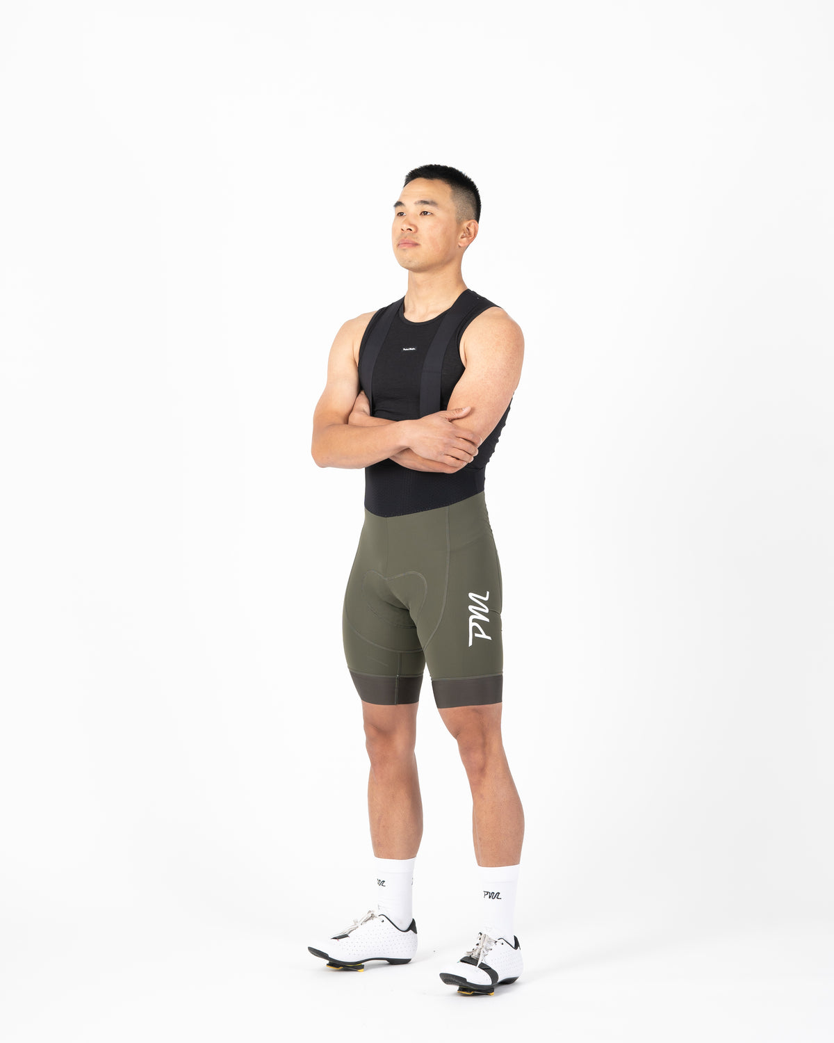 Men's Pro Bib - Olive White (25)