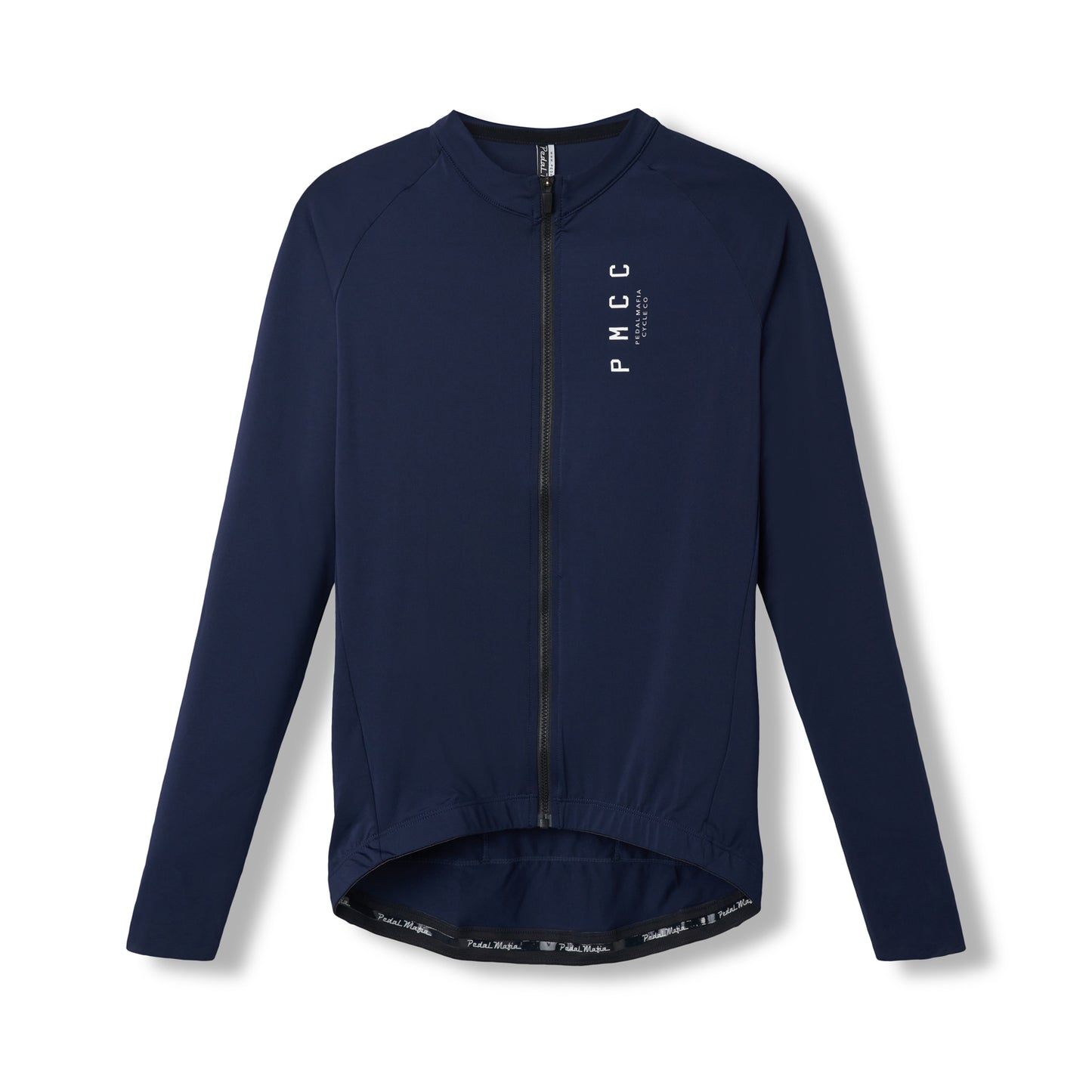 Mens Long Sleeve PMCC Jersey - Navy White V2