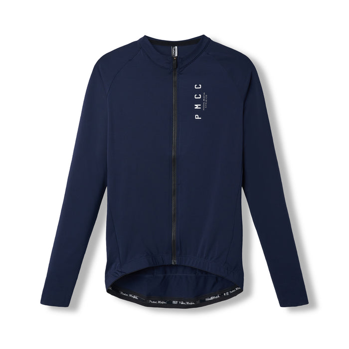 Mens Long Sleeve PMCC Jersey - Navy White S22