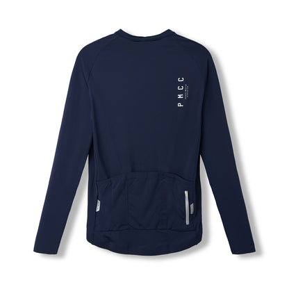 Mens Long Sleeve PMCC Jersey - Navy White V2